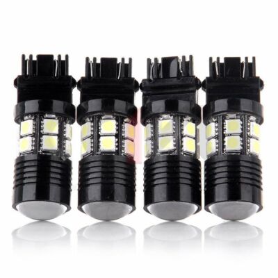 ICBEAMER x4 5050 12 LED SMD Super White Replace OEM Brake Tail Light Bulbs A27