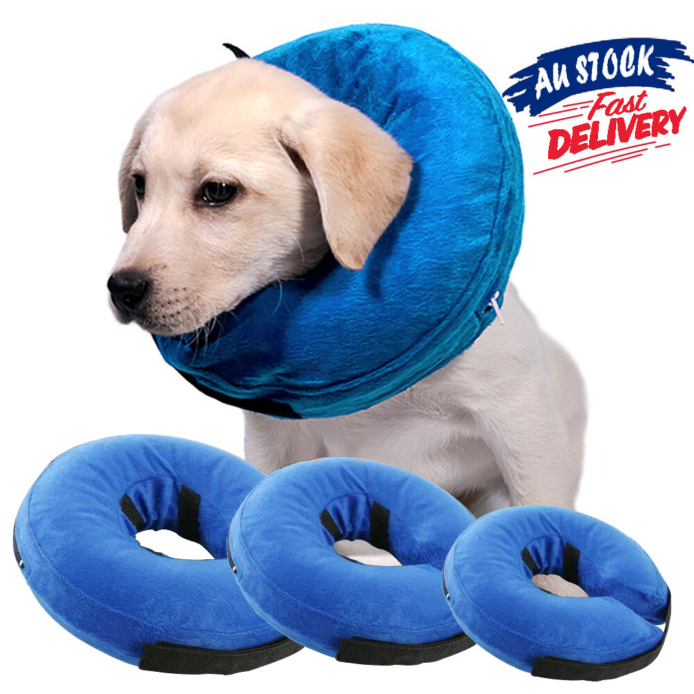 Pet Dog Inflatable Collar E2 Healing Medical Wound Soft Protection Cone