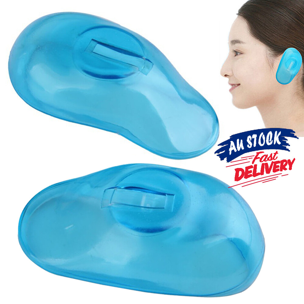 Ear Cover Protection Silicone Salon Clear Water Noise Protect Hair Dye