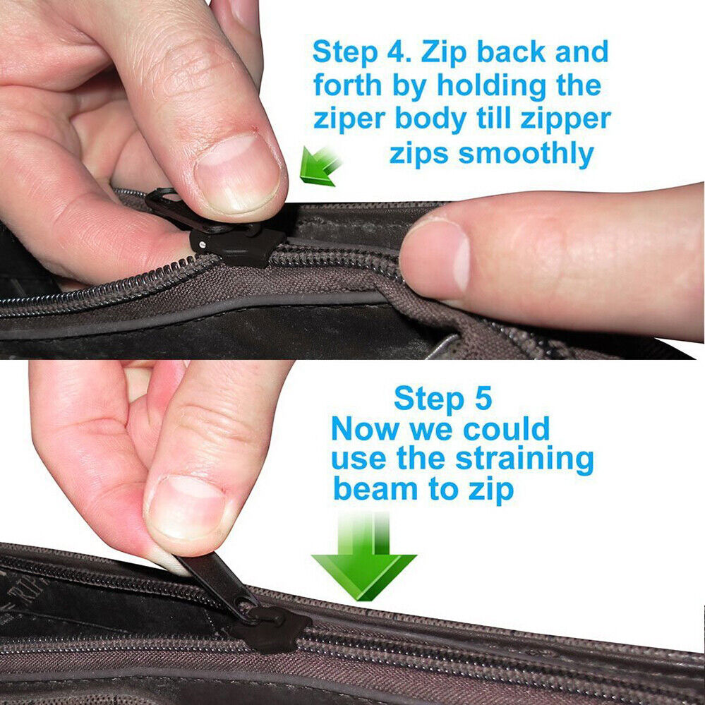 6 or 12PCS Replace Fix Repair Universal Zipper zipper Head Kit