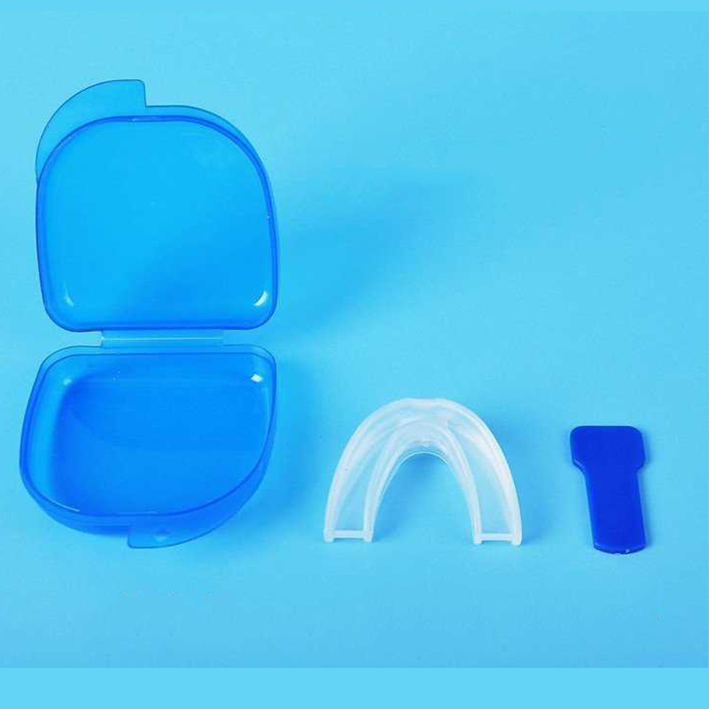 2pcs Mouth Guard Moldable Night Gum Shield Teeth Dental Grind Clenching