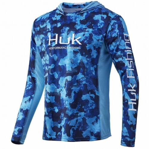 30% Off HUK Youth Icon X Refraction Camo Fishing Sun Hoodie-Pick Color/Size