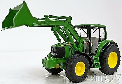 Wiking NEW HO 1/87 Scale John Deere 6920 S Farm Tractor with Front End Loader