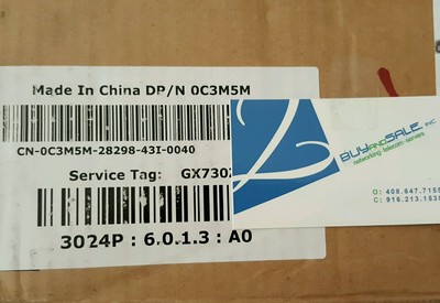 NEW Dell N3024P PoE Switch with 24x Gb PoE+ 2x 10Gb SFP+ 2x Gb SFP