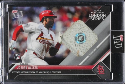 2023 TOPPS NOW #494 Jordan Walker RC London Series Base