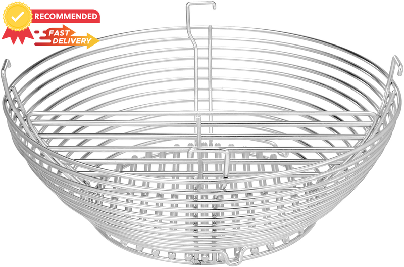 Stainless Steel Charcoal Basket for Classic Joe 18" Grill & Smoker Accessory