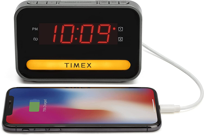 With Usb Charging, Nightlight, Snooze Bar, Dimmer