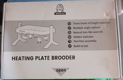 Chickcozy Chick Brooder Heating Plate with Adjustable Height and Angle NEW