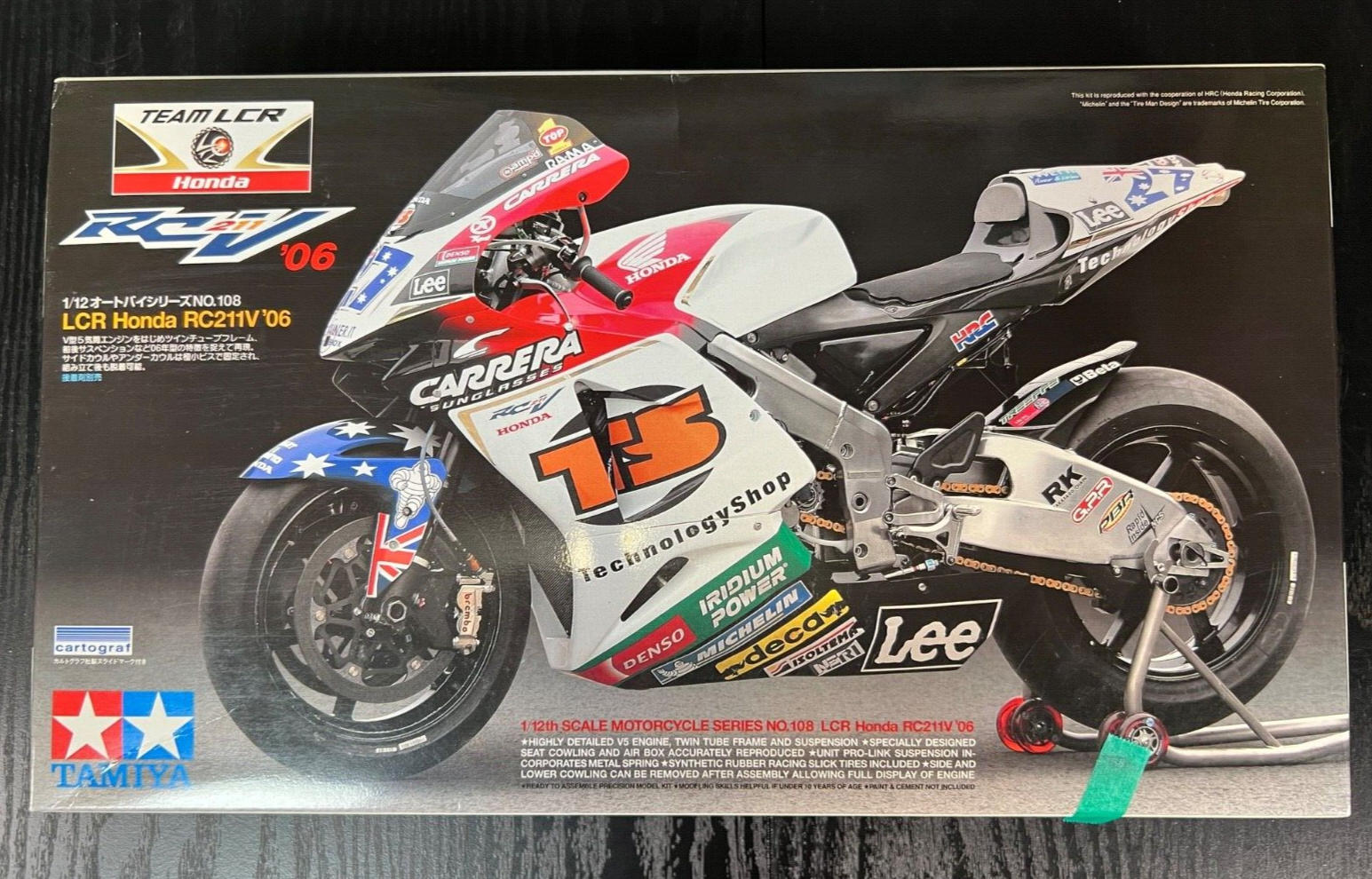 Tamiya LCR Honda RC211V '06 プラモデル レプソル ホンダ RC211V`06 (プラモデル) - ホビーサーチ カーモデル