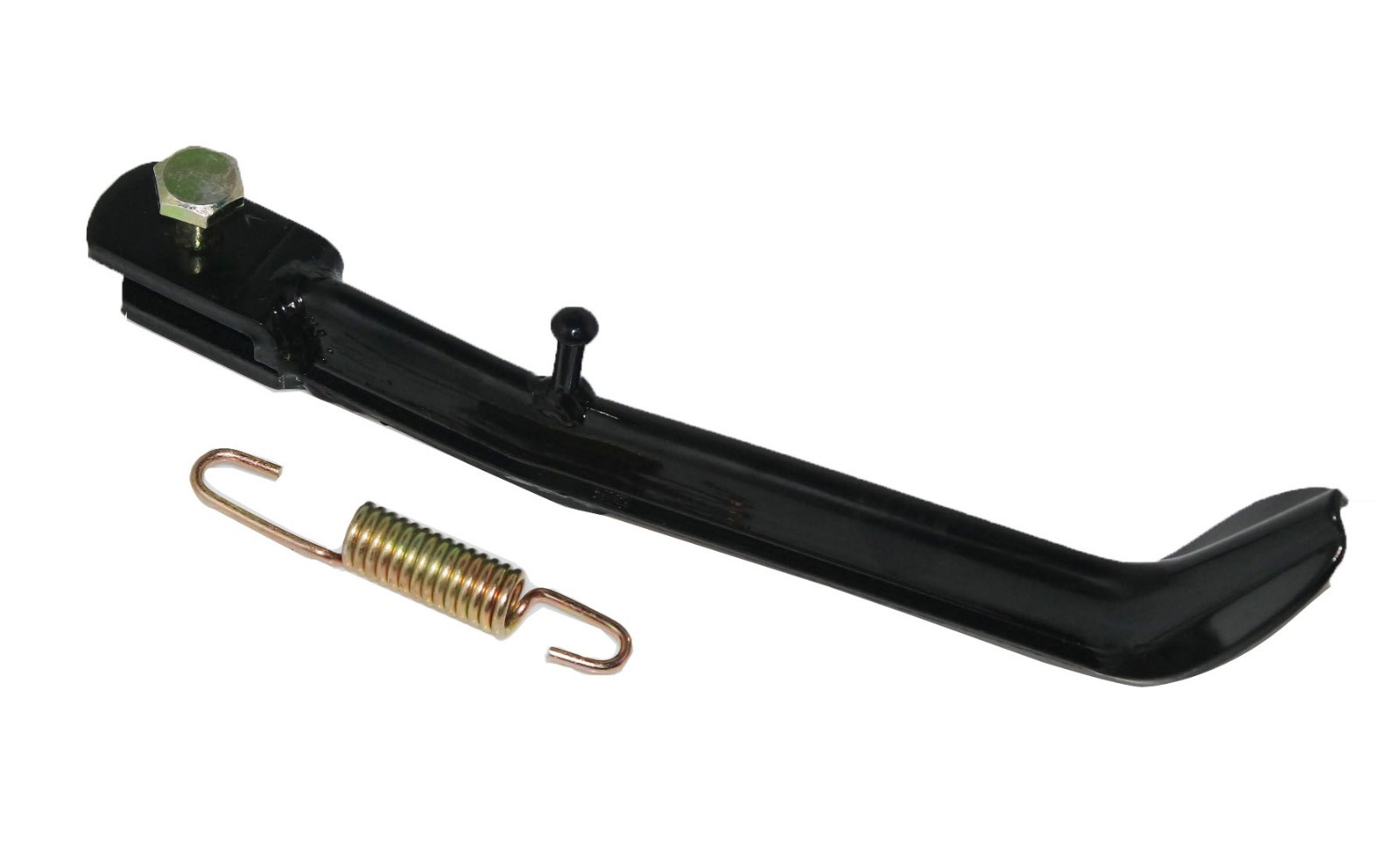 New Yamaha RX100 Side Stand With Spring and Fixing Bolt Black