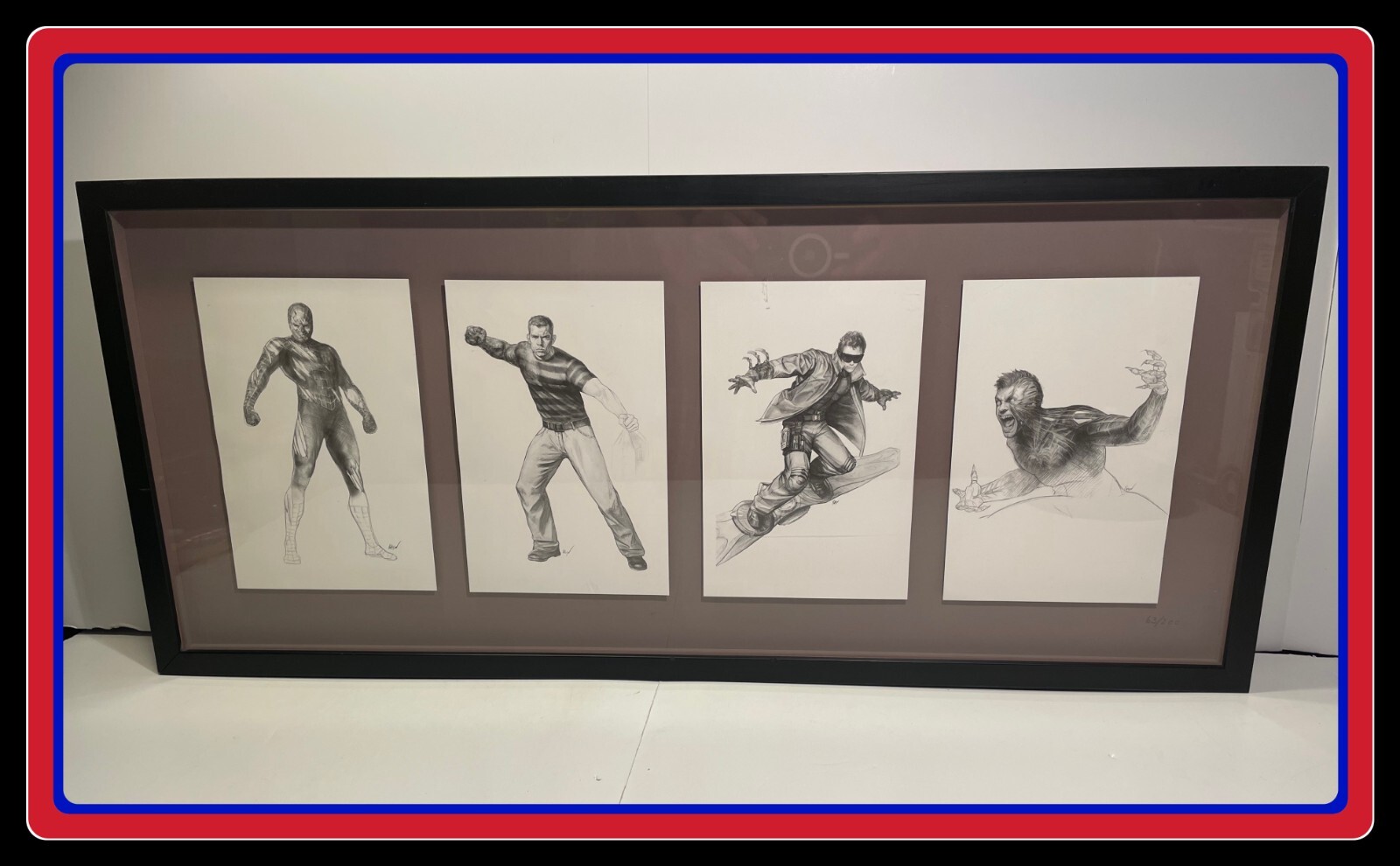 Marvel Spider-Man 3 Framed Concept E.J. Krisor Art Rare