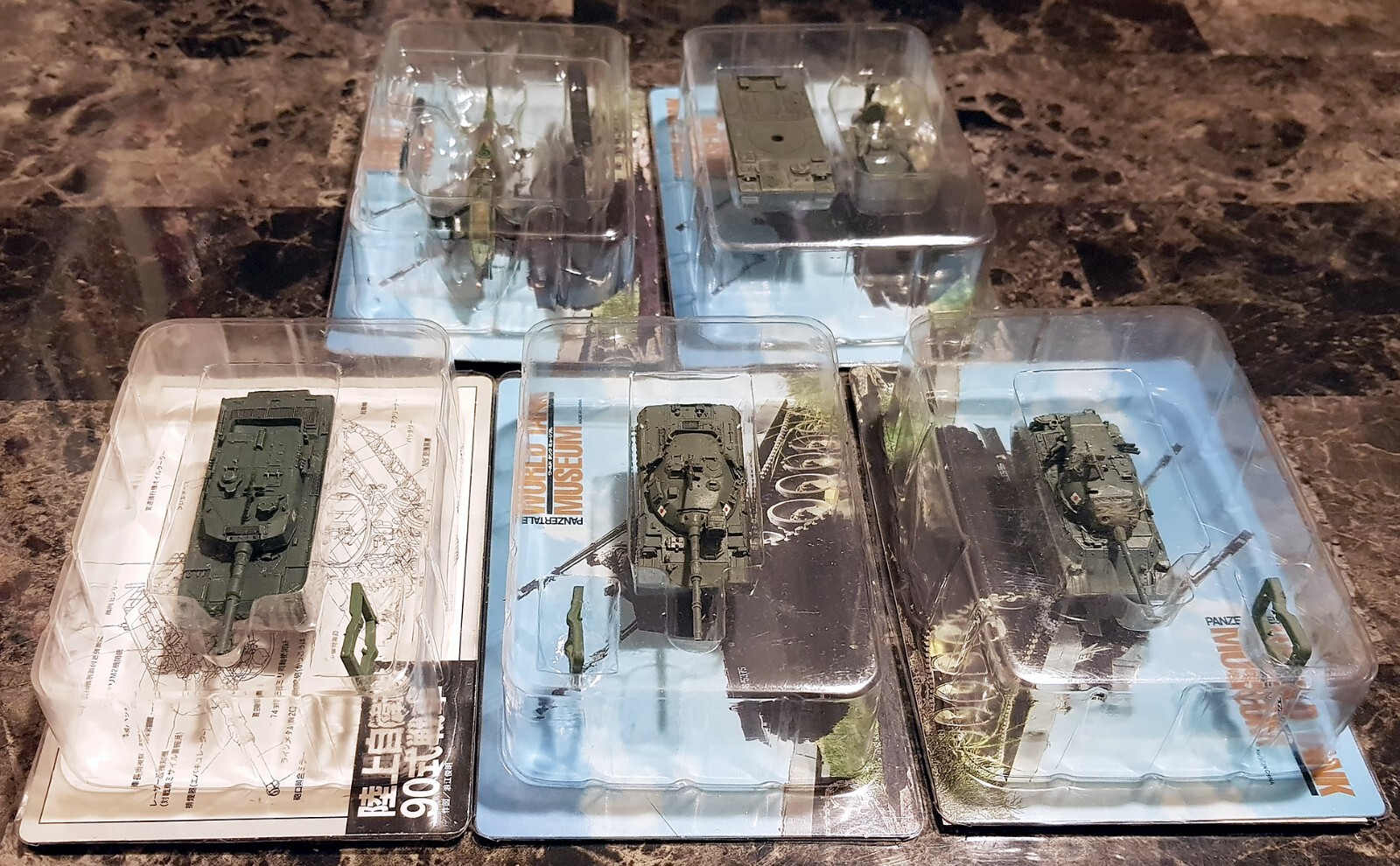 1/144 Takara World Tank Museum Series 4 LOT 6 - 57, 60, 69