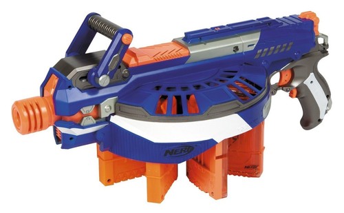 NERF Ultra Select Fully Motorized Blaster, Fire for Distance or Accuracy,  Includes Clips and Darts, Outdoor Games and Toys, Automatic Electric Full