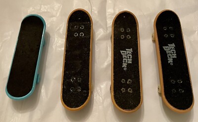 Tech Deck Finger Skateboard Toy Machine Disney Misc Lot Of Four Read Descript