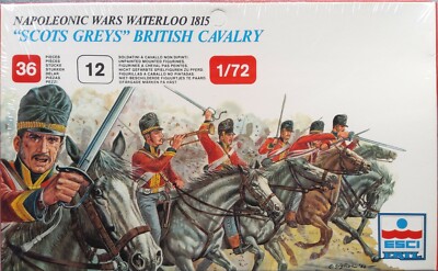 Esci Ertl 1/72 ''Scots Greys'' British Cavalry Waterloo 1815 Napoleonic Wars #217