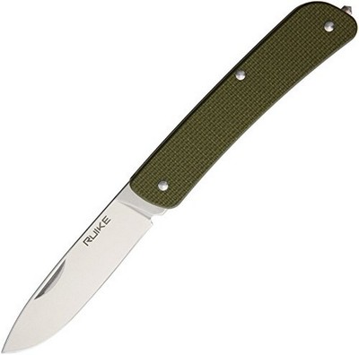 RUIKE OD Green G10 Stonewash Drop Point Folding Knife Pocket Folder - L11-G