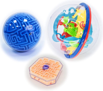 3D Puzzle Game Ball and Mini Cube, 3D Maze Ball, Brain Teaser Puzzles Sphere Glo