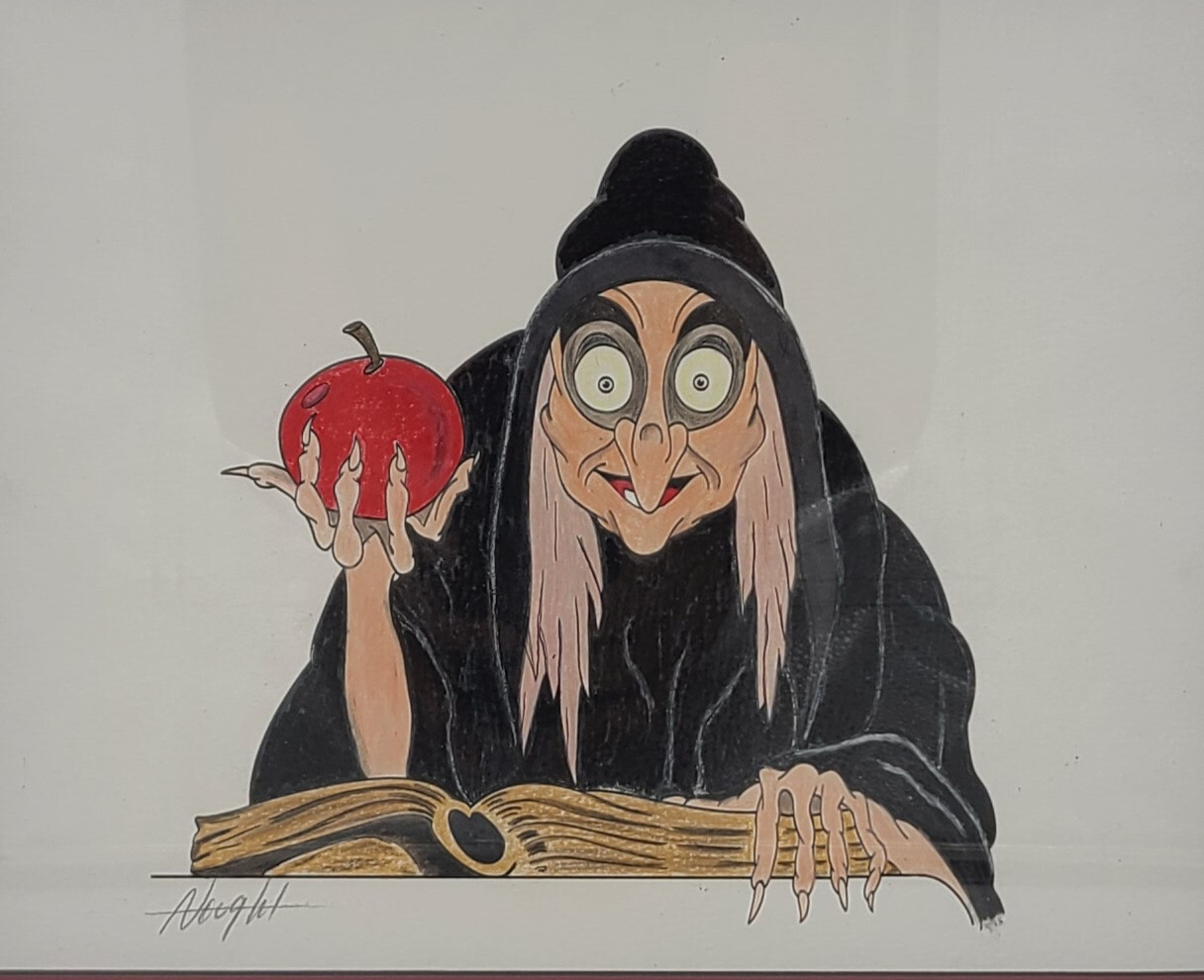 Disney:Snow White-The Witch Original Concept Painting Signed