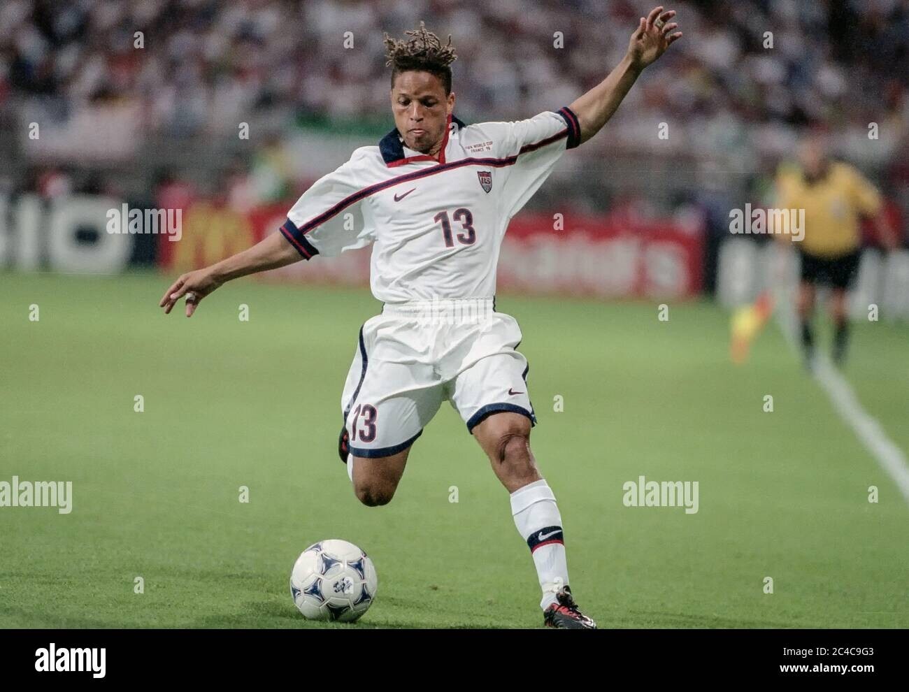 NIKE soccer シャツ　USA代表away 98〜00 シーズン USA 1998 1999 AWAY FOOTBALL SHIRT SOCCER JERSEY NIKE sz XL