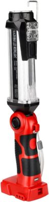 35W 2000LM Cordless LED Work Light Powered by Milwaukee 18V M18 Li-ion Batteries