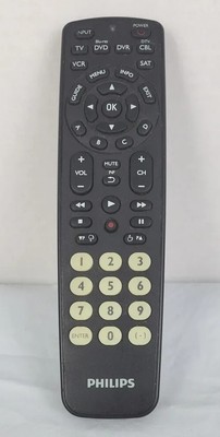 Philips SRP2006 6-Function Universal Remote Control TV/VCR/SAT/CBL/DVD/DVR 