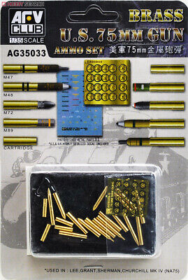 1/35 AFV Club U.S. 75mm Ammunition Set AG35033