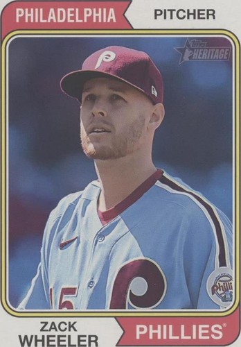 2023 Topps Heritage High Number - Zack Wheeler #OB-ZW