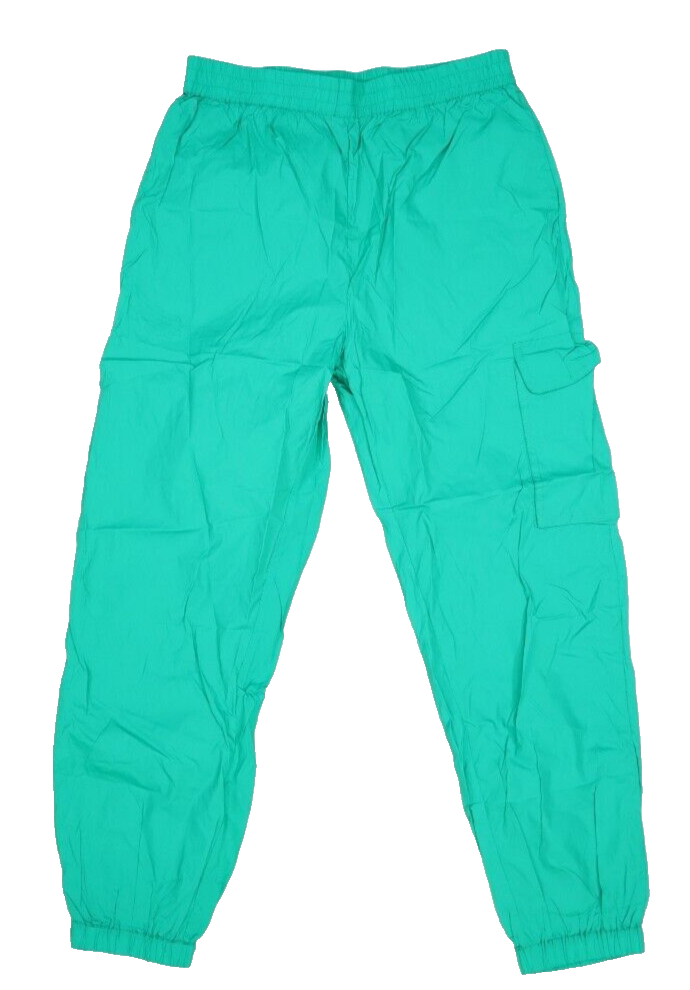 As Revival Altar'd State Green 100% Nylon Cargo Jogger Pants