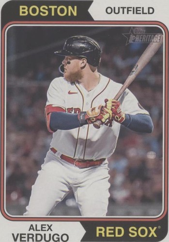 2023 Topps Heritage High Number - Alex Verdugo #OB-AV