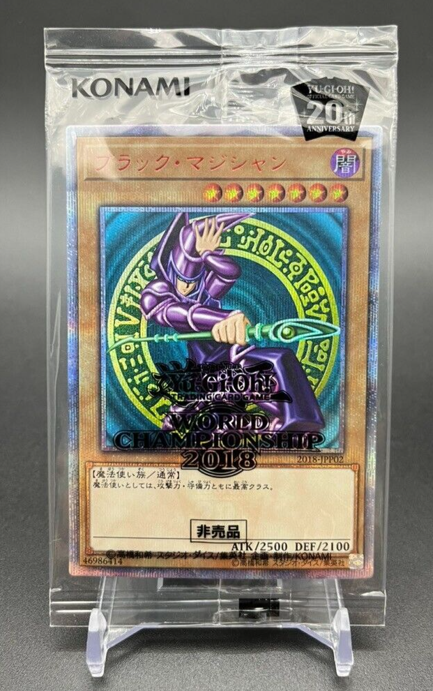 DARK MAGICIAN 2018-JPP02 20th Secret Rare WCS2018 Limited DARK MAGICIAN 2018-JPP02 20th Secret Rare WCS2018 Limited