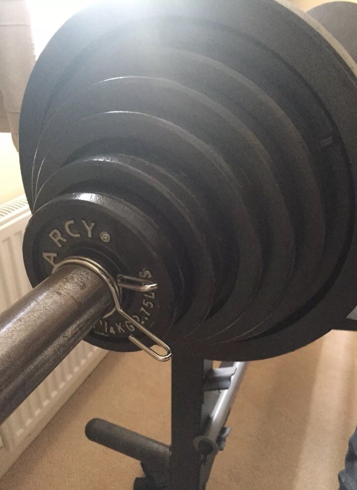 Marcy Olympic Barbell Weights And Bench in Wembley, London Gumtree