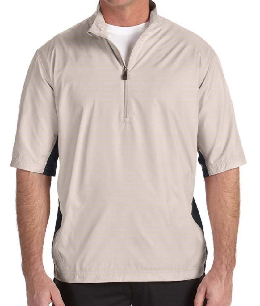 ADIDAS GOLF Mens SXL 2XL 3XL Climaproof Short Sleeve Wind shirt Jacket