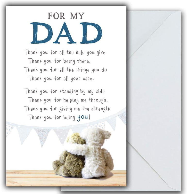 Emotional Rescue Vatertagskarte „Daddy From Little Girl“ – Lustige Grußkarte 159x235 Mm, Mehrfarbig