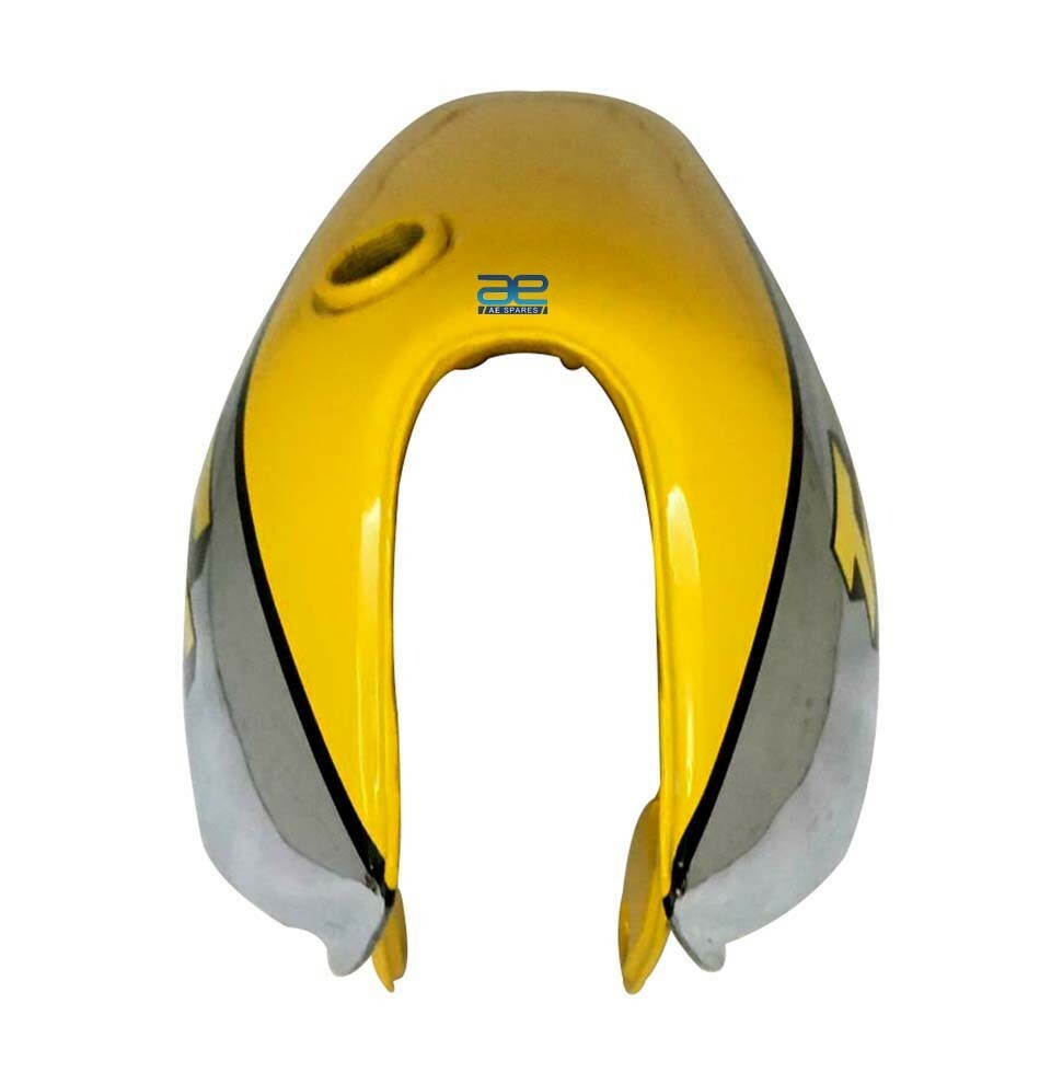 YAMAHA XT TT 500 YELLOW PAINTED PETROL FUEL GAS TANK STEEL 1977  