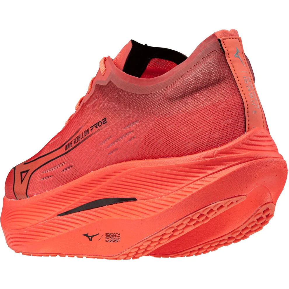 Pre-owned Mizuno Wave Rebellion Pro 2 Reach Beyond Red / Black U1gd2417 02 Running Shoes