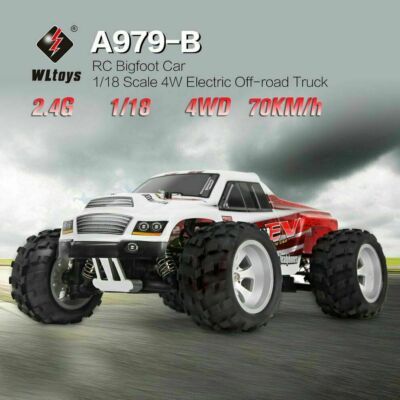WLtoys A979-B 118 2.4G 4WD RC Auto 70KMH High Speed Elektro Offroad Truck Car