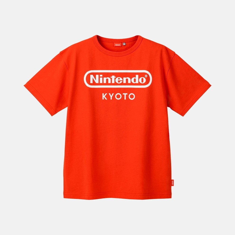 Nintendo Logo T-shirt Nintendo KYOTO Store Limited Red