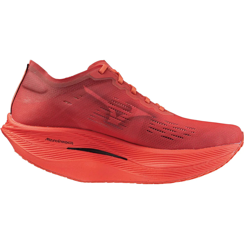 Pre-owned Mizuno Wave Rebellion Pro 2 Reach Beyond Red / Black U1gd2417 02 Running Shoes