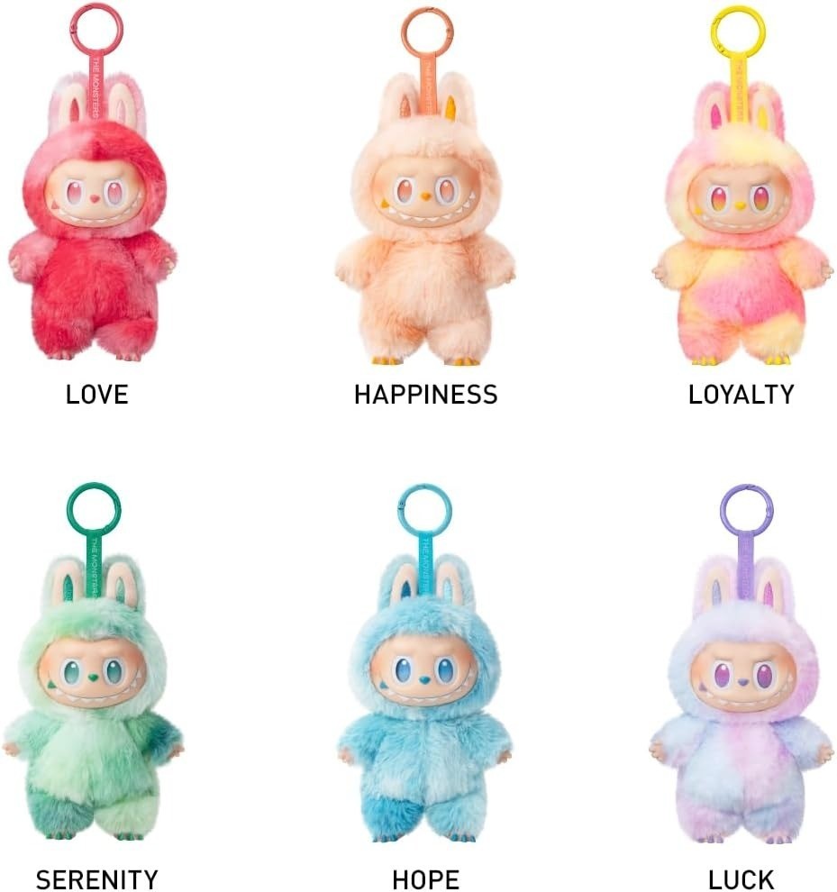POP MART LABUBU Big into Energy Plush Pendant 7 Types LOVE