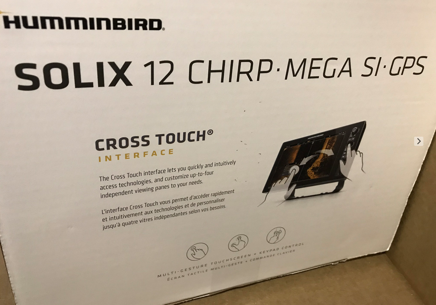 NEW Humminbird SOLIX 12 Mega SI Color Fishfinder GPS Humminbird 410400-1