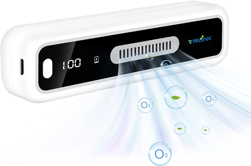 Mini USB Fridge Deodorizer with Led Display, Rechargeable Refrigerator Deodorize
