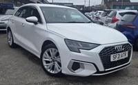 2021 Audi A3 1.4 Tfsie 40 Sport Sportback Hatchback PETROL/ELECTRIC Automatic