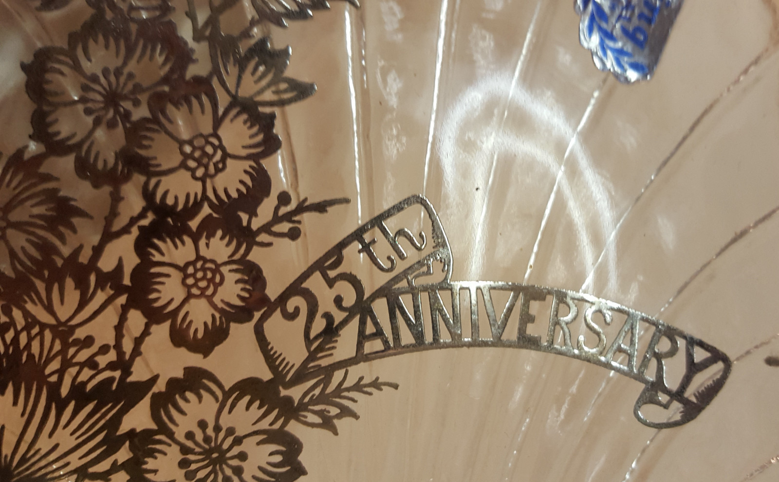 Clam Shell Dish with sterling on crystal