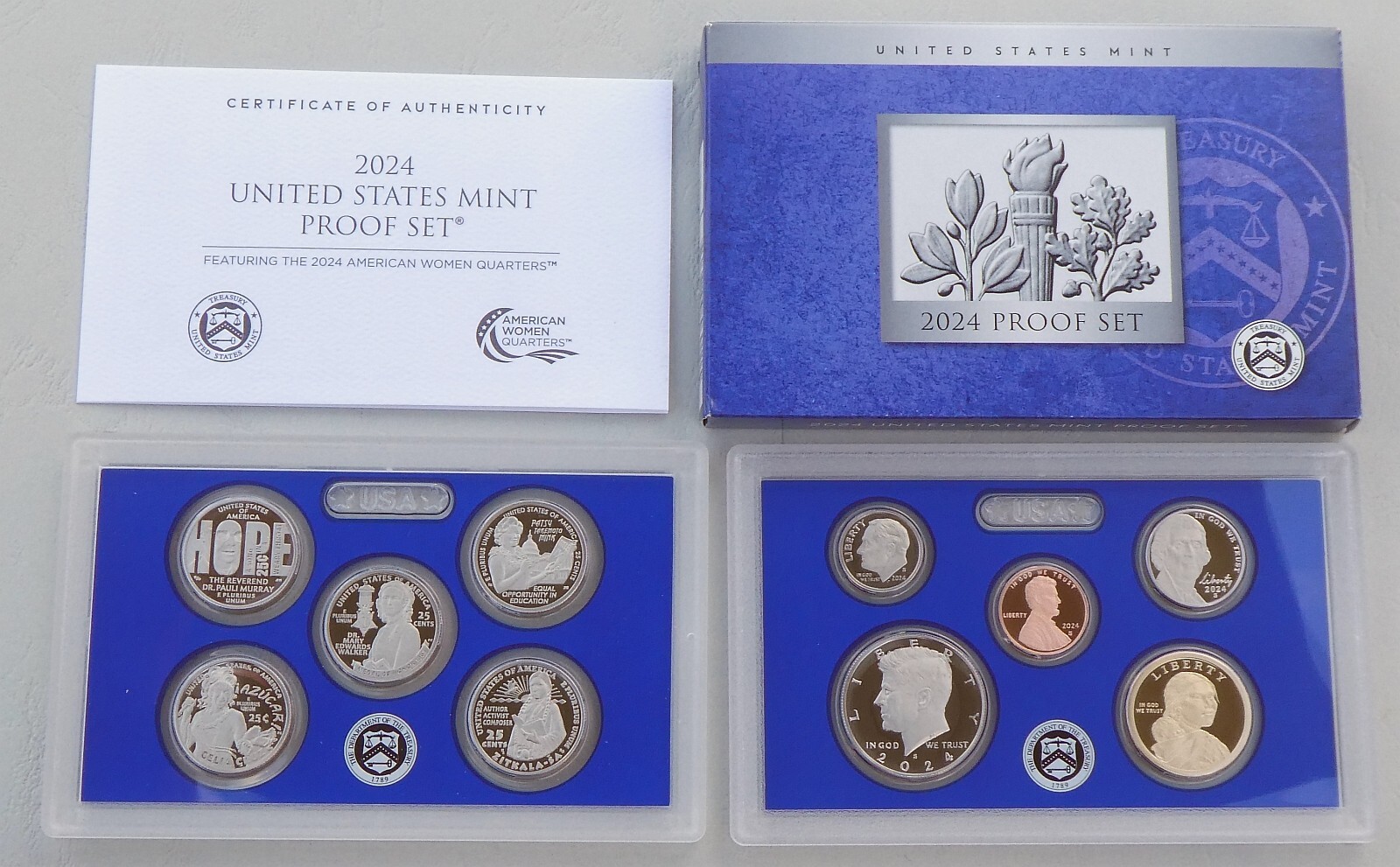 ミントセット2021.2024 USA US Mint Proof Set 2024 | eBay