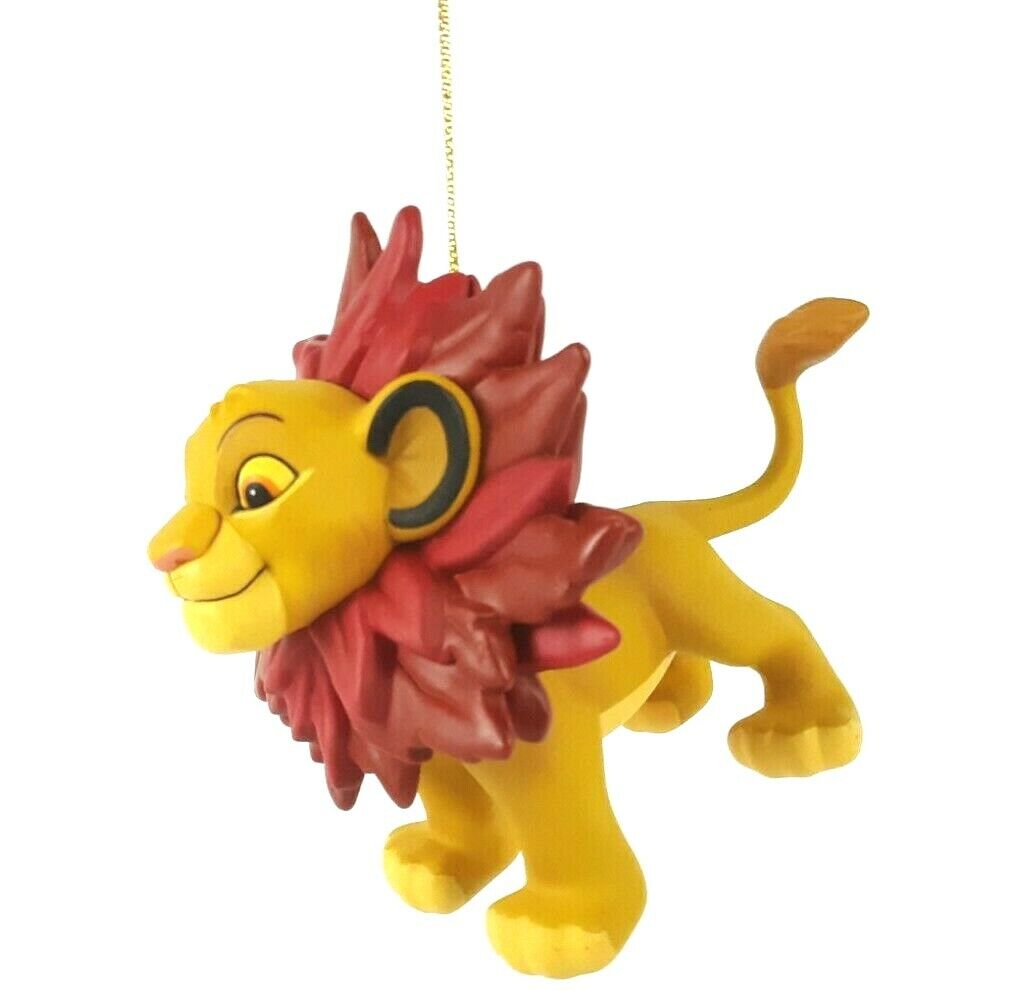 Vintage Disney Lion King Simba Christmas Tree Ornament Grolier...