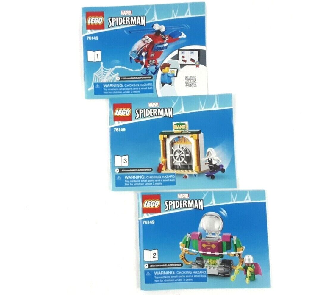 LEGO Spiderman The Menace of Mysterio Instruction Manual for S...