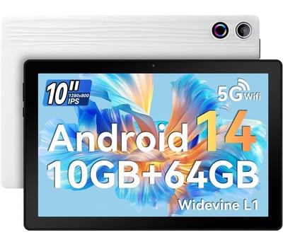 Lville Tablet 10 inch, Tablets Android 14 ,10GB RAM 64GB ROM,1TB