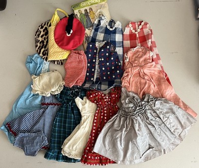 Vintage Lot of Doll Clothes 17 Items