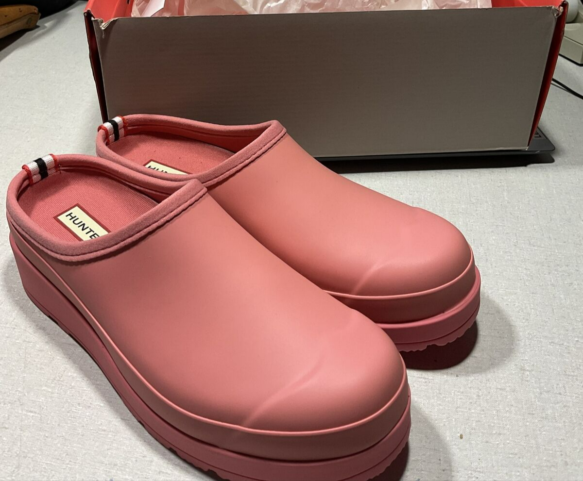 Hunter Original Play Clogs, Pink, Women's 8 M | eBay