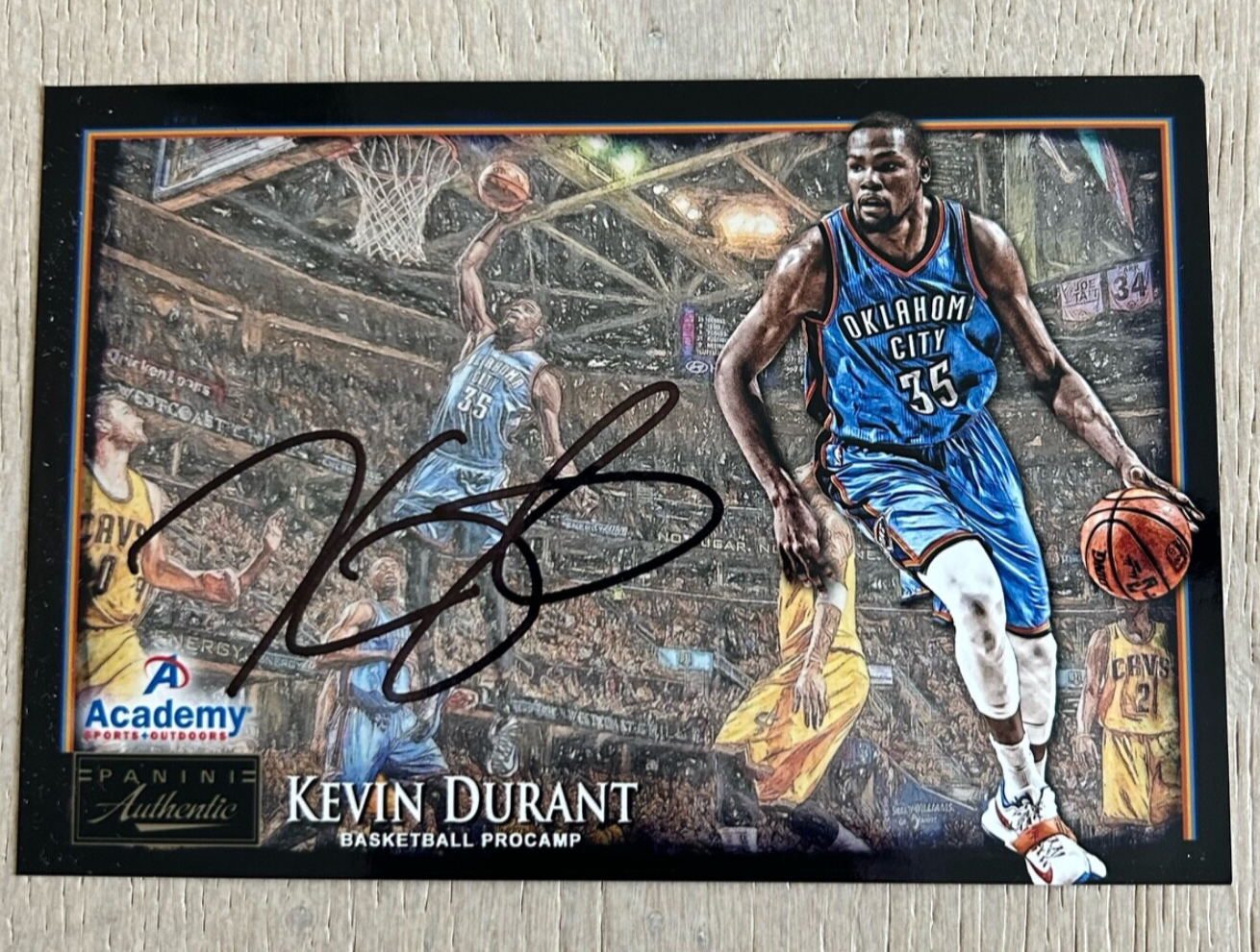 その他 Kevin Durant Authorization Autograph Kevin Durant 2023-24 Topps Three Full Court Signature On